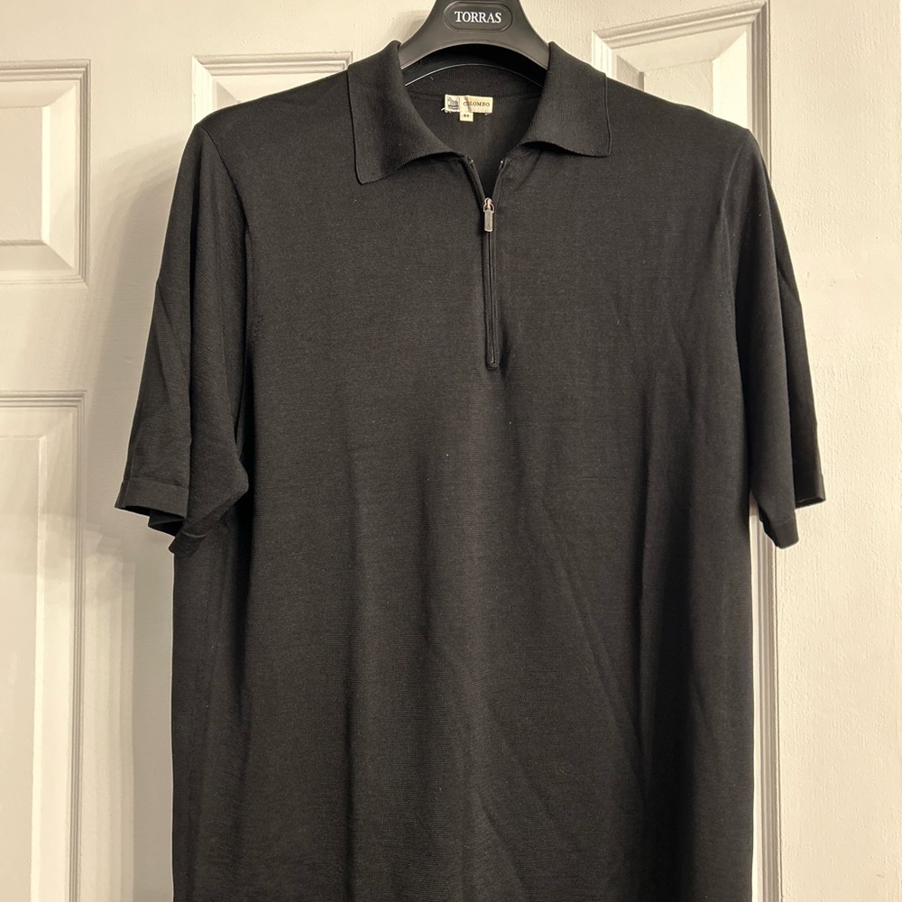 Mens jersey polo shirt